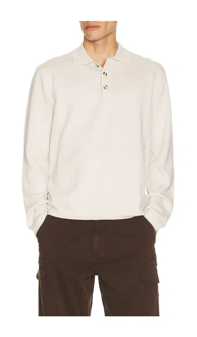 Joe's Jeans Merino Polo Sweater In White