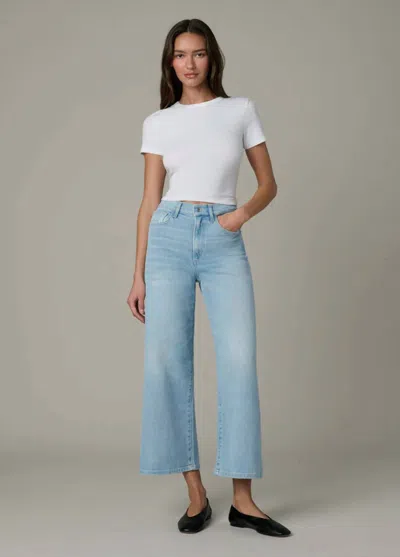 Joe's Jeans Mia High Rise Wide Leg Ankle Jeans In Surreal In Blue