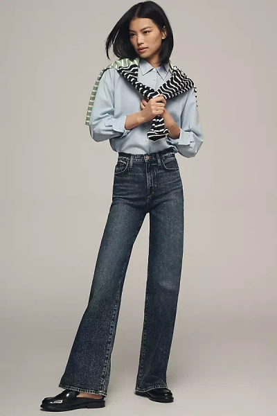 Joe's Jeans Mia High-rise Wide-leg Jeans In Blue