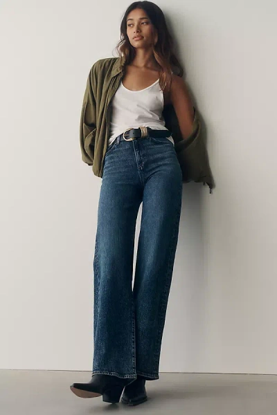 Joe's Jeans Mia High-rise Wide-leg Jeans In Blue