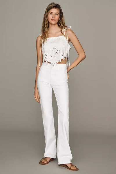 Joe's Jeans Mia High-rise Wide-leg Jeans In White