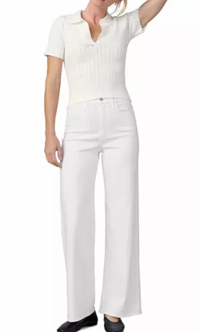 Joe's Jeans The Mia High Rise Wide Leg Petite Jeans In White