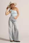 Joe's Jeans Mia Petite Wide-leg Jeans In Gray