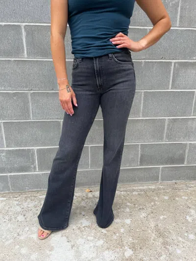 Joe's Jeans Mollie High Rise Flare Jeans In Black