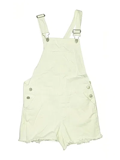 Pre-owned Joe's Jeans Overall Shorts In White