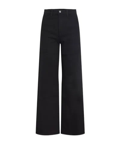 Joe's Jeans Petite High Rise Wide Leg In Black