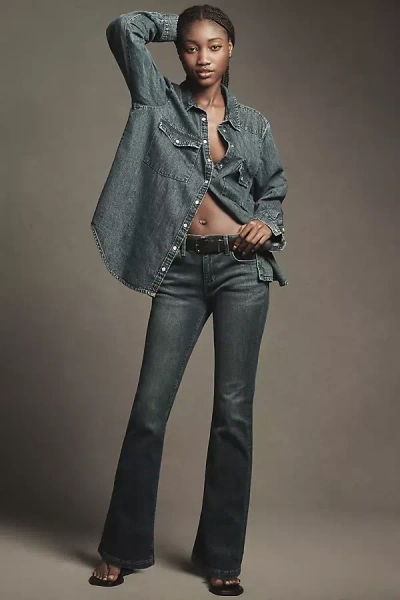 Joe's Jeans Petite The Provocateur Low-rise Bootcut Jeans In Blue