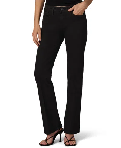 Joe's Jeans Petite The Provocateur Mid-rise Bootcut Denim Jeans In Black