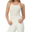 Joe's Jeans Pointelle Everyday Tank In Milk In White