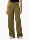 Joe's Jeans Premium Cargo Wide Leg Jeans In Burnt Olive In Multi