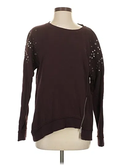 Pre-owned Joe's Jeans Pullover Sweater In Brown