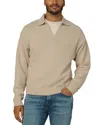 Joe's Jeans Relaxed Fit Sweater Polo In Neutral