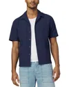 Joe's Jeans Seersucker Regular Fit Camp Shirt In Blue