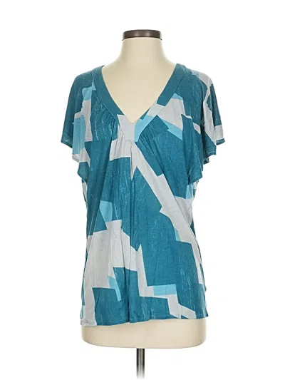 Pre-owned Joe's Jeans Short Sleeve Blouse In Blue