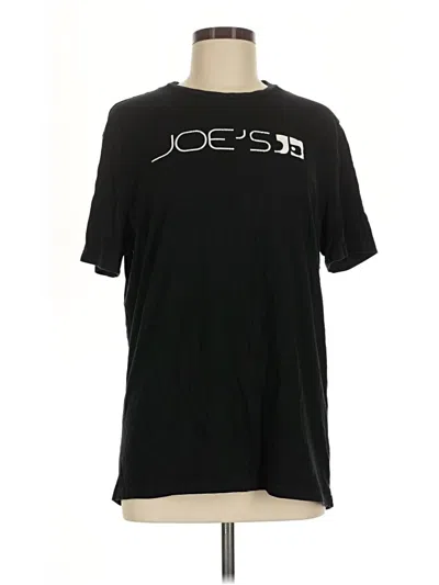 Pre-owned Joe's Jeans Short Sleeve T-shirt In Black