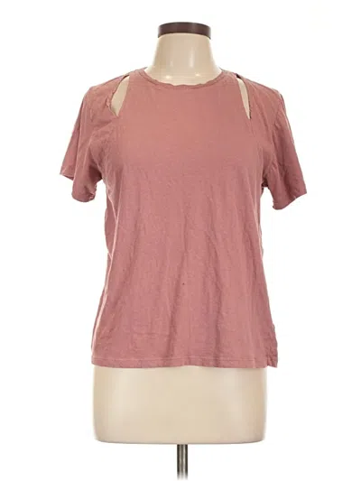 Pre-owned Joe's Jeans Short Sleeve T-shirt In Pink