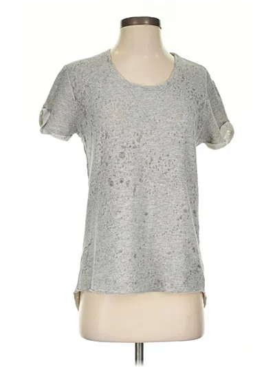 Pre-owned Joe's Jeans Short Sleeve T-shirt In Silver