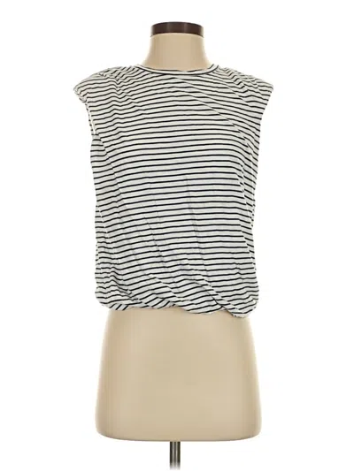 Pre-owned Joe's Jeans Sleeveless Blouse In Ivory