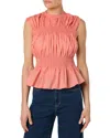 Joe's Jeans Sleeveless Voile Top In Multi