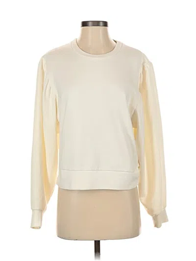 Pre-owned Joe's Jeans Sweatshirt In Ivory