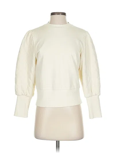 Pre-owned Joe's Jeans Sweatshirt In White