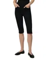 Joe's Jeans The All Day Elastic Waist Capri Jeans In Black