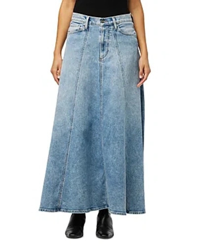 Joe's Jeans The Amelia Denim Maxi Skirt In Going Nowhere