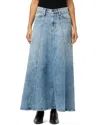 Joe's Jeans The Amelia Denim Maxi Skirt In Multi
