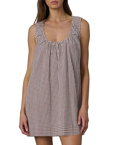 Joe's Jeans The Ana U Neck Mini Dress In Brown