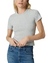 Joe's Jeans Baby Short Sleeve Tee In Heathered Grey In Heather Grey