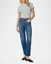 Joe's Jeans Baby Short Sleeve Tee In Heathered Grey In Heather Grey