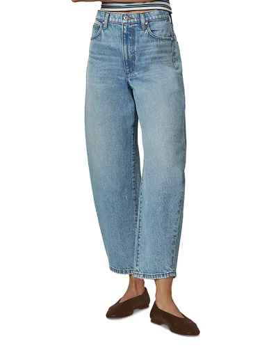 Joe's Jeans The Billie Crop Bow Leg Jeans In Radiant In Blue