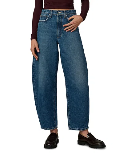 Joe's Jeans The Billie High Rise Barrel Jeans In Ephemeral In Blue