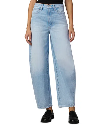 Joe's Jeans The Billie High Rise Barrel Jeans In Gossamer In Blue