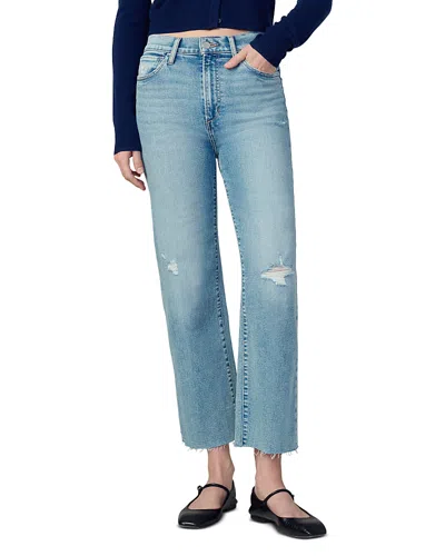 Joe's Jeans The Blake Cropped High Rise Wide Leg Jeans In Immaculate