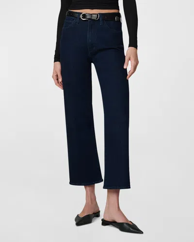 Joe's Jeans The Blake Cropped Wide-leg Jeans In Multi