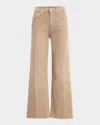 Joe's Jeans The Blake Cropped Wide-leg Jeans In Ginger Root