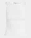 Joe's Jeans The Boatneck Tank Top In White