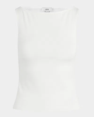 Joe's Jeans The Boatneck Tank Top In White