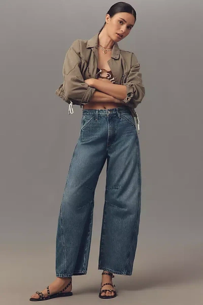 Joe's Jeans The Bowie High-rise Barrel Jeans In Blue