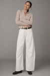 Joe's Jeans The Bowie High-rise Barrel Jeans In White