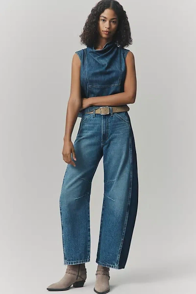 Joe's Jeans The Bowie Mid-rise Tapered Jeans In Blue