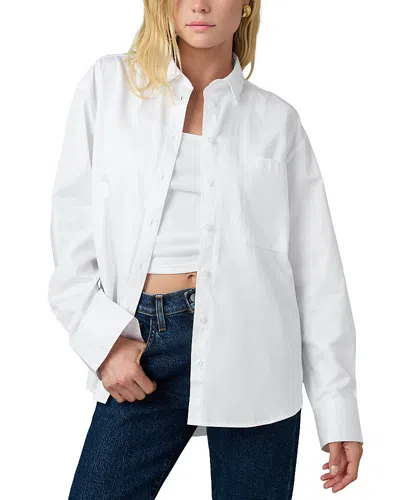 Joe's Jeans The Boyfriend Button Down In Optic White