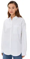 Joe's Jeans The Boyfriend Button Down In Optic White