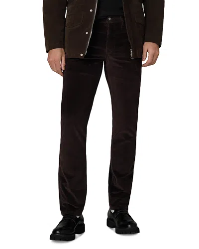 Joe's Jeans The Brixton Slim Straight Fit Corduroy Pants In Wren Brown In Black