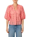 Joe's Jeans The Broderie Top In Multi