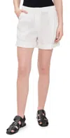 Joe's Jeans The Brody Tailored Shorts Cream Linen/black In Cream Linen/black
