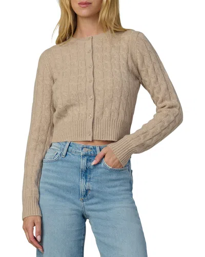 Joe's Jeans The Cable Dani 100% Cashmere Cardigan In White