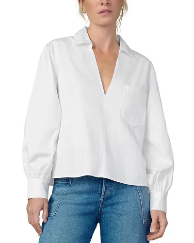 Joe's Jeans The Charlotte Popover Blouse In White