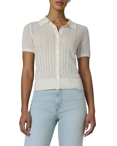 Joe's Jeans The Davey Short Sleeve Cardigan In Neutral